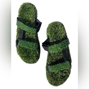 Recycled Reimagined Grass Teva Shoes / Slides